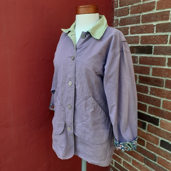 Vintage Woolrich Floral Lined Chore Barn Jacket - Picture 2 of 14
